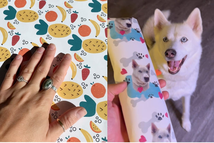 Personalized Dog Wrapping Paper