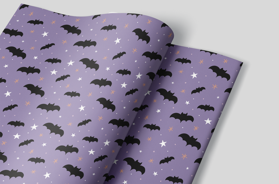 Black Bats in Starry Night