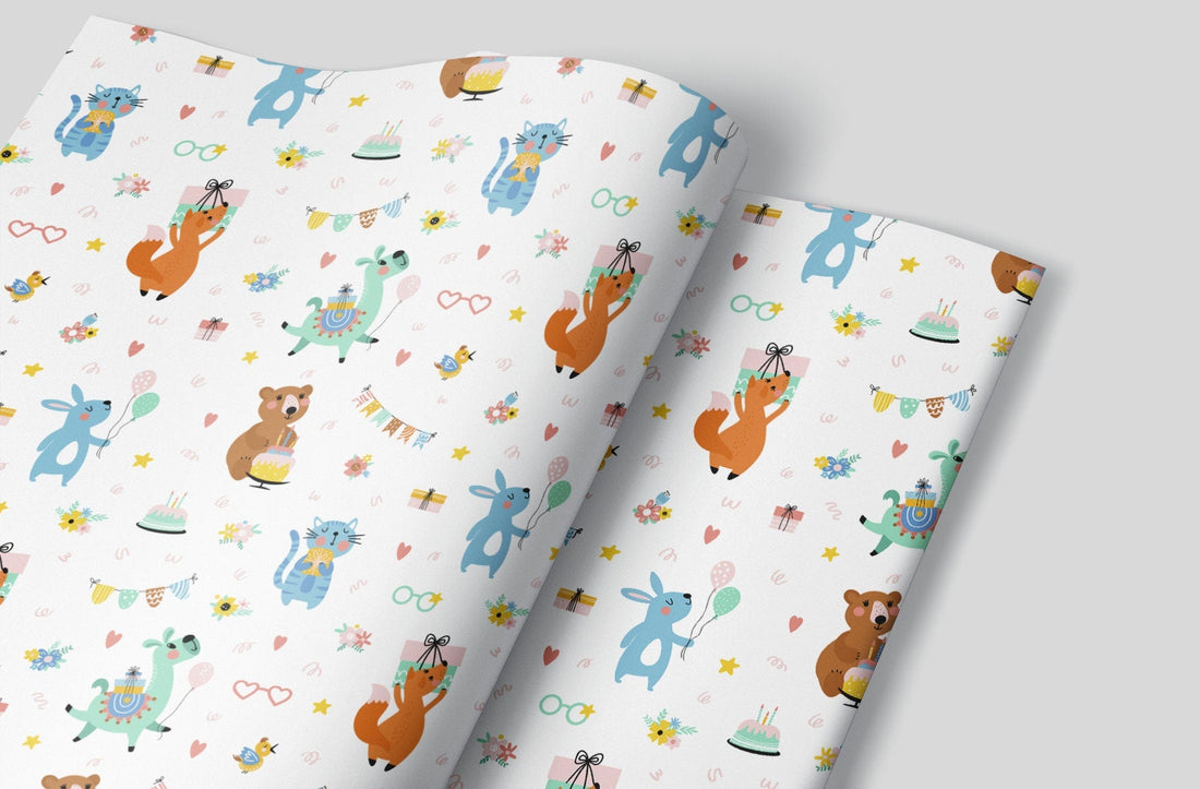 Hare Woodland Wrapping Paper, Gift Wrap, Birthday Wrapping Paper