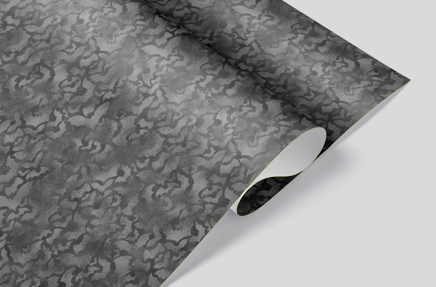 Black Bats Wrapping Paper Alexander's 