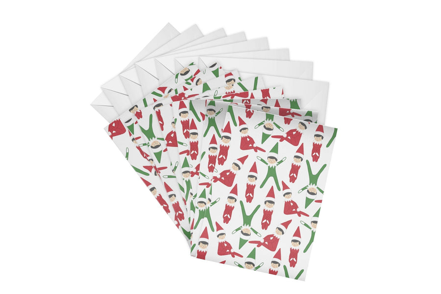Christmas Elf Greeting Cards Violagrace-174 