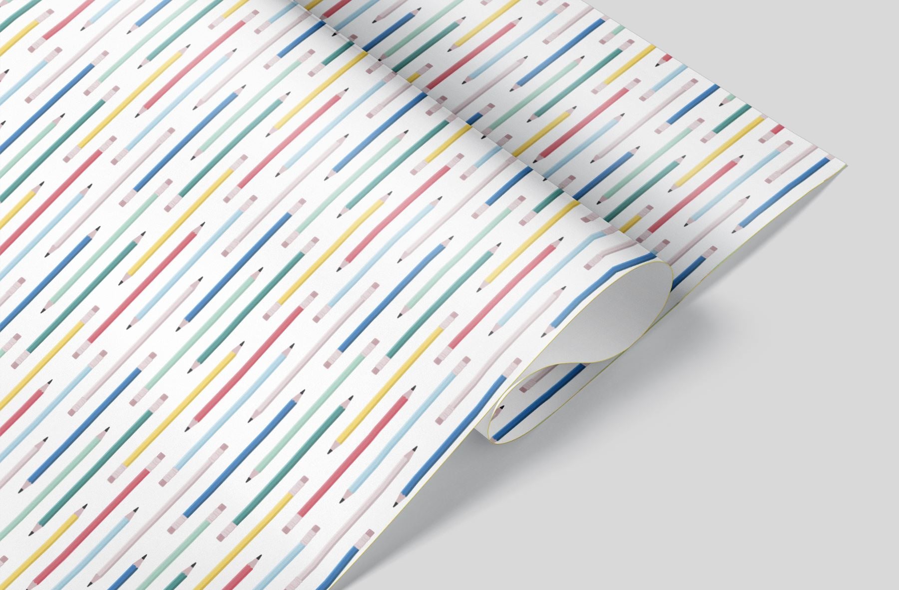 Colored Pencils Wrapping Paper Alexander&#39;s 