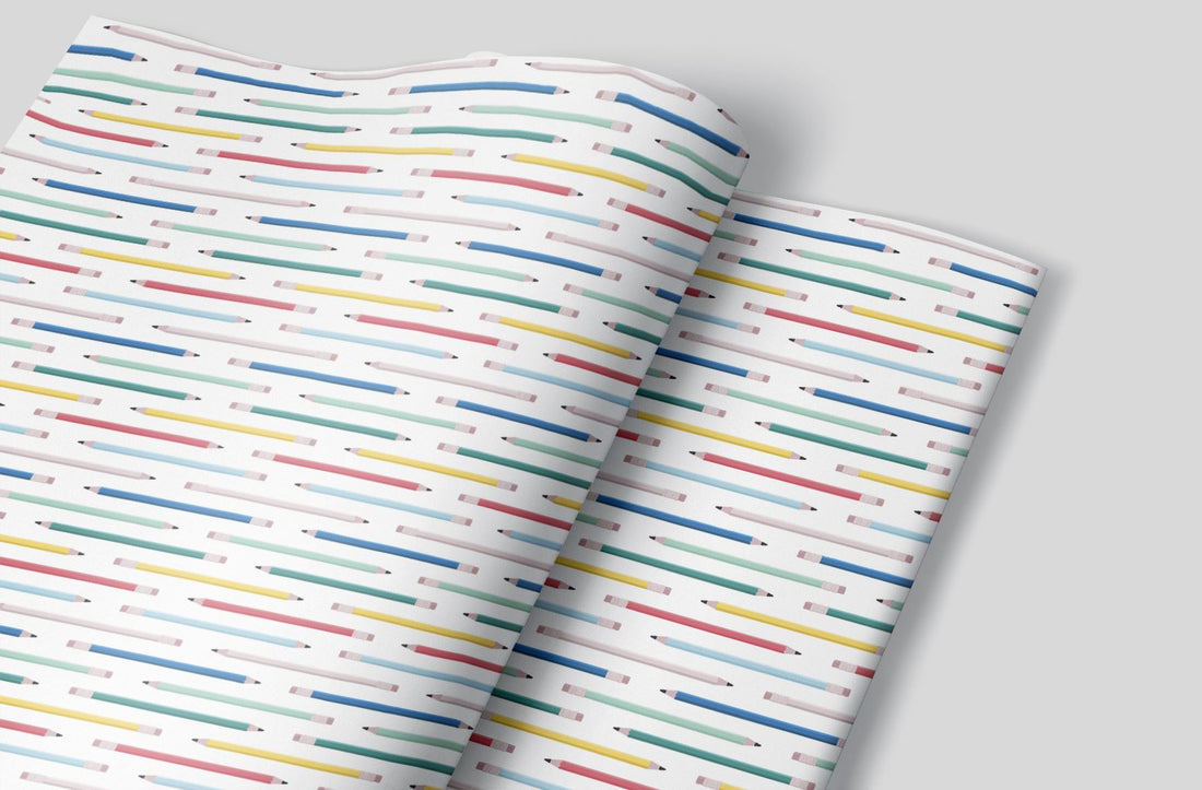 Colored Pencils Wrapping Paper Alexander's 