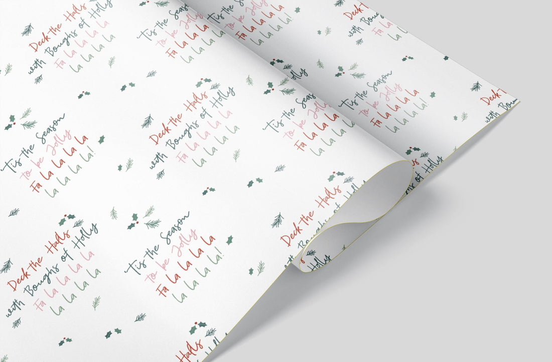 Deck The Halls Wrapping Paper Alexander's 