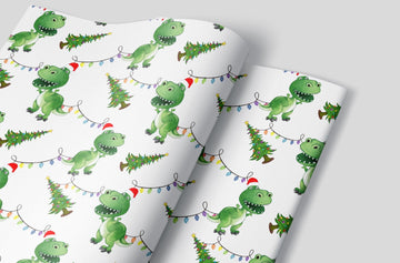 Woodland Animals Birthday Wrapping Paper - Viola Grace Shop