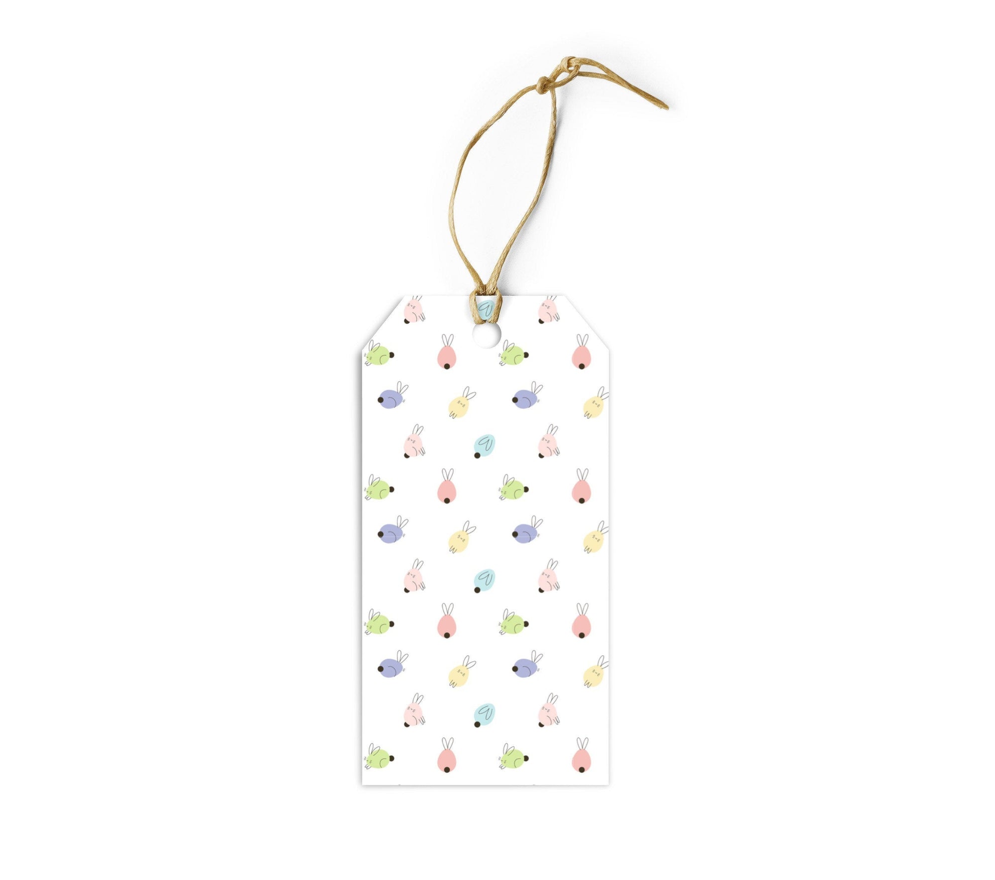 Easter Egg Bunnies Gift Tags - Set of 10 Gift Tags &amp; Labels Violagrace-174 