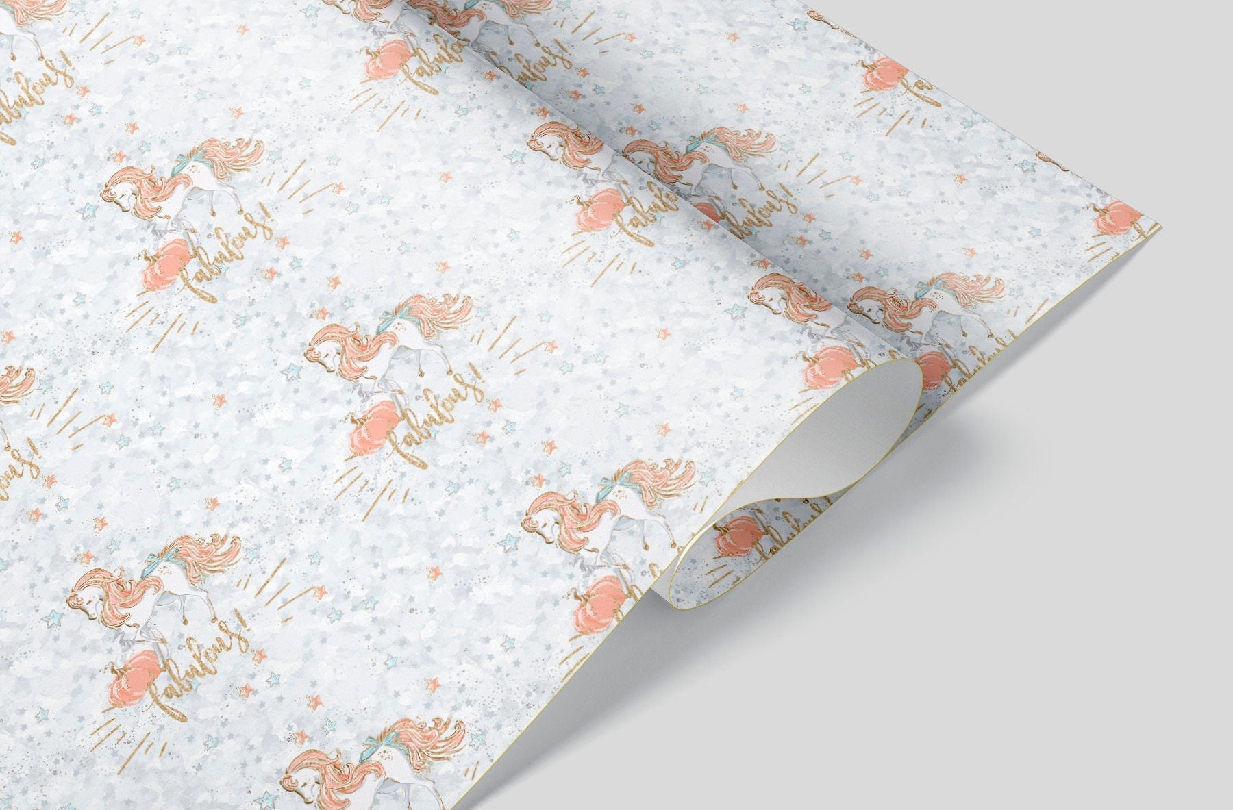 Fabulous Princess Pony Wrapping Paper Alexander&#39;s 