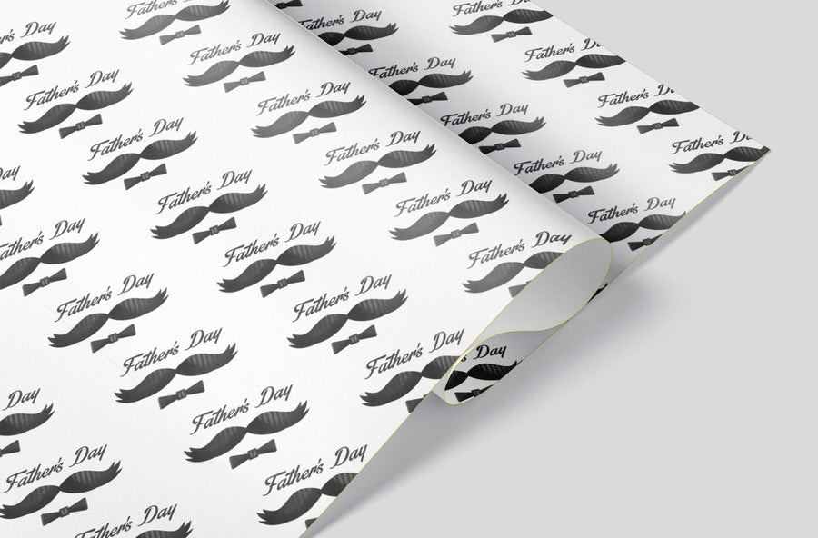 Father's Day Mustache Wrapping Paper Alexander's 