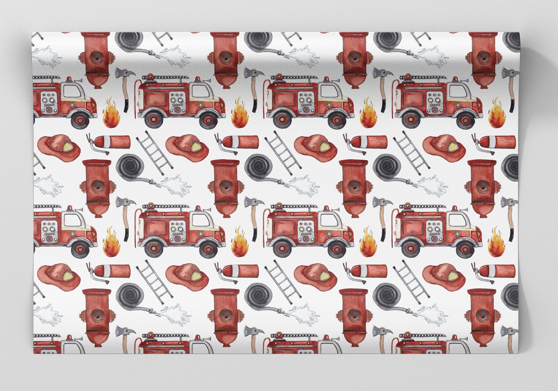 Firefighter Wrapping Paper Alexander's 