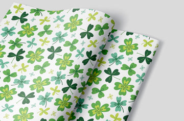 Four-Leaf Clover Wrapping Paper Alexander's 