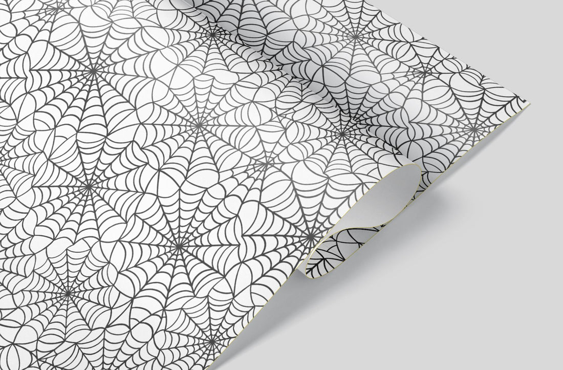 Giant Spider Webs Wrapping Paper Alexander's 