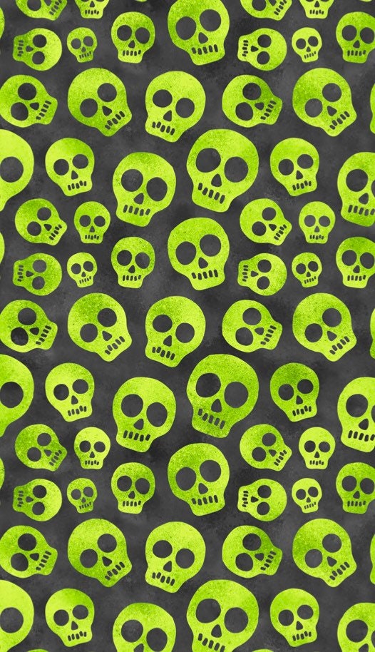 Green Skulls Gift Tags - Set of 10 Gift Tags &amp; Labels Violagrace-174 