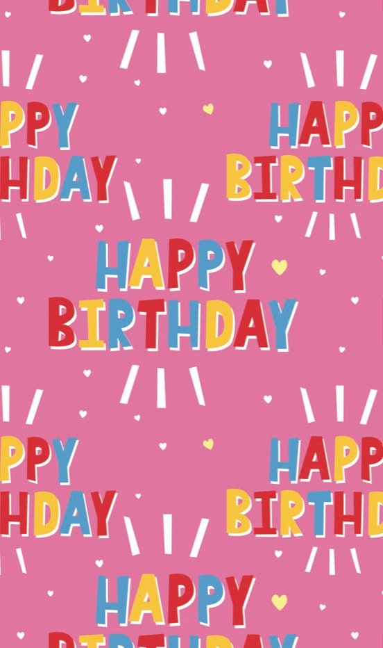 Happy Birthday On Pink Gift Tags - Set of 10 Gift Tags & Labels Violagrace-174 