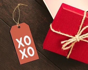 XOXO Gift Tags - Set of 10