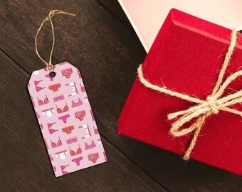Lingerie Gift Tags - Set of 10