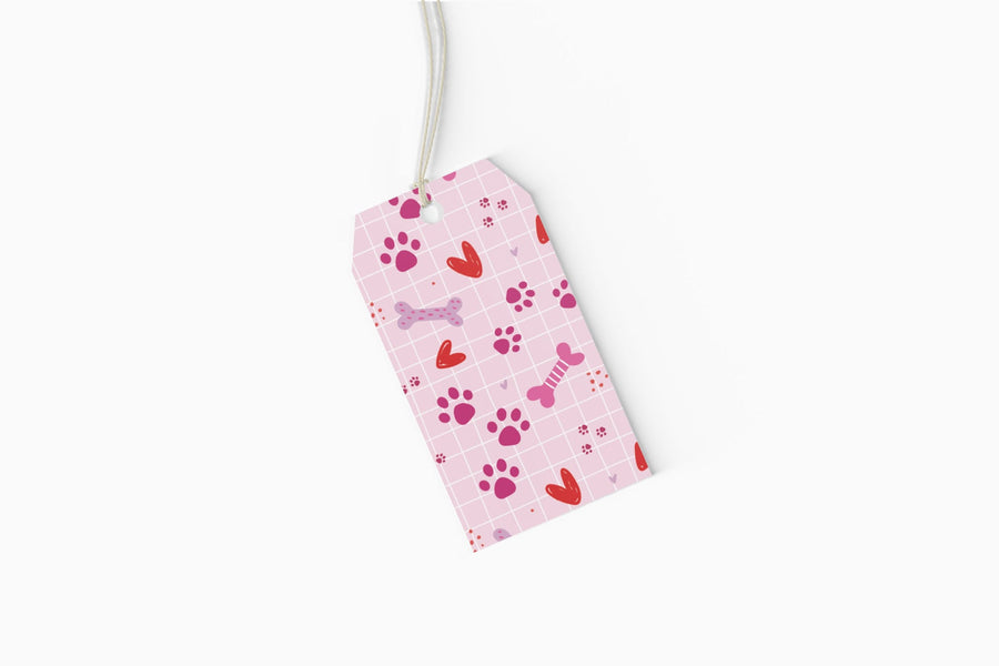 Pet Valentines Day Gift Tags - Set of 10