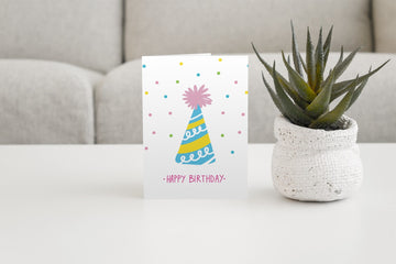 Birthday Party Hat Card