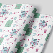 Be Happy Birthday Wrapping Paper 