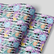 Jungle Cruise On Stripes Wrapping Paper Alexander's 