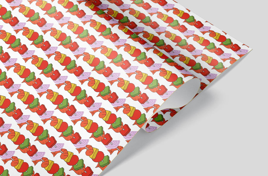 Kabobs Wrapping Paper Alexander's 