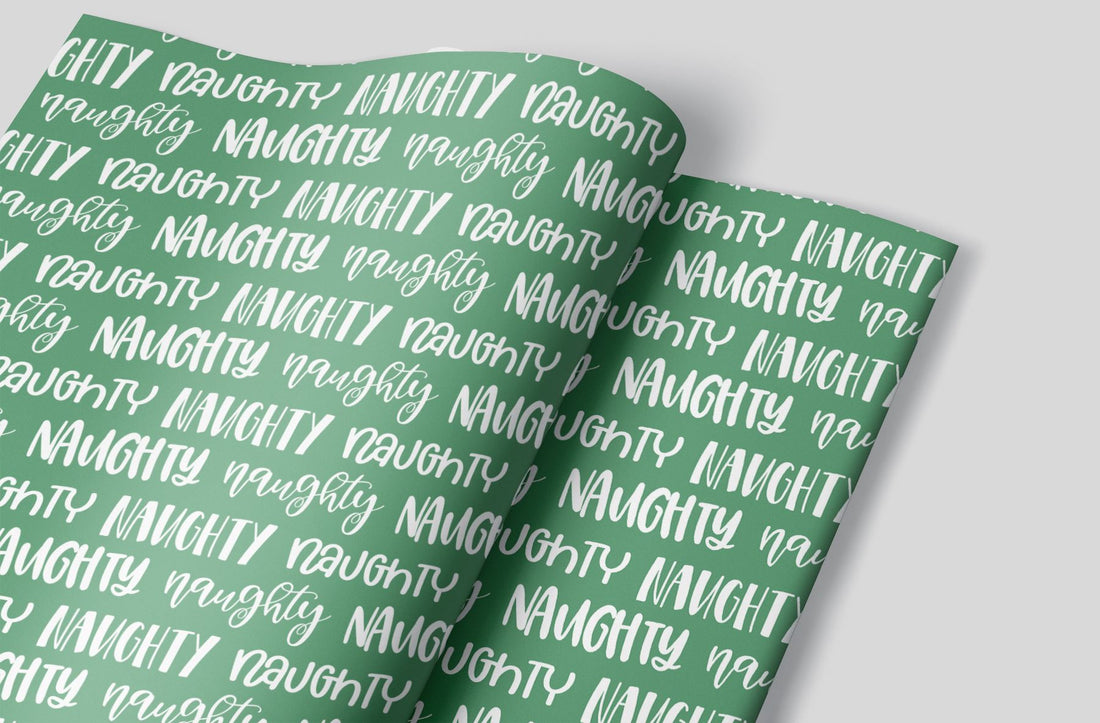 Naughty List Wrapping Paper Alexander's 