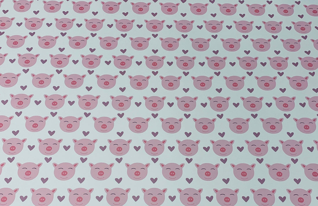 Pink Pig Wrapping Paper Alexander's 