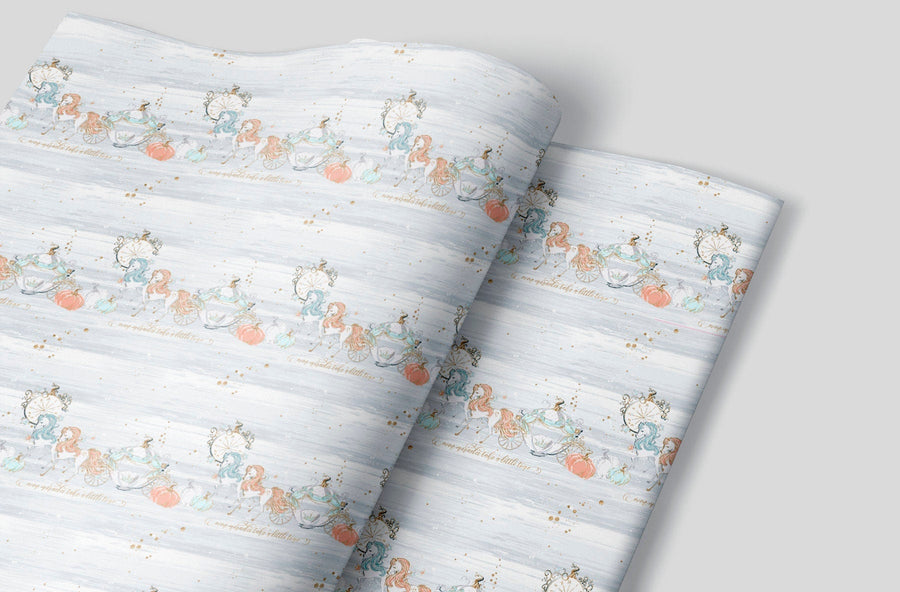 Princess Carriage Wrapping Paper Alexander's 