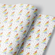 Rainbow Trees Wrapping Paper Alexander's 