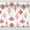 Red Watercolor Christmas Ornaments Wrapping Paper Alexander's 