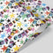 Retro Christmas Banner Wrapping Paper Alexander's 
