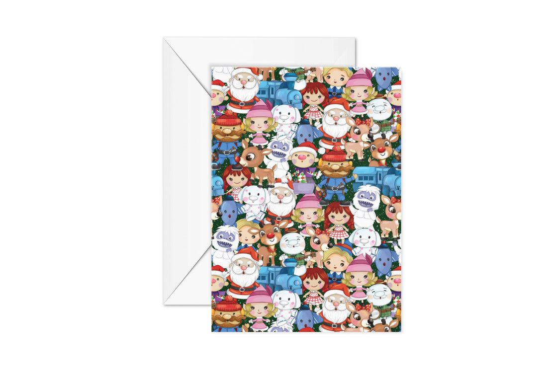 Rudolph the Red-Nosed Reindeer Greeting Card Violagrace-174 