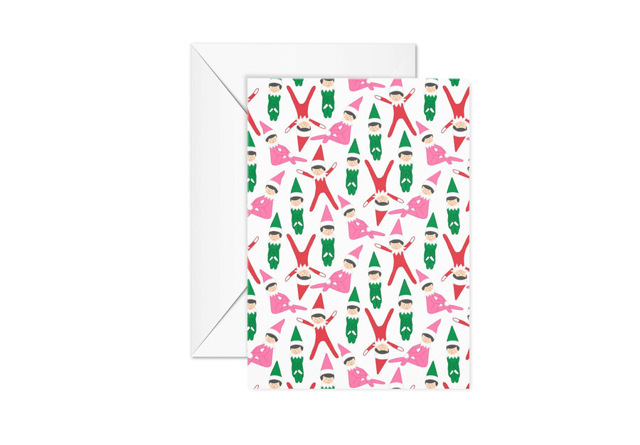 Santa's Elf Greeting Card Greeting & Note Cards Viola Grace Shop 