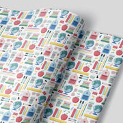 School Supplies Wrapping Paper Alexander's 