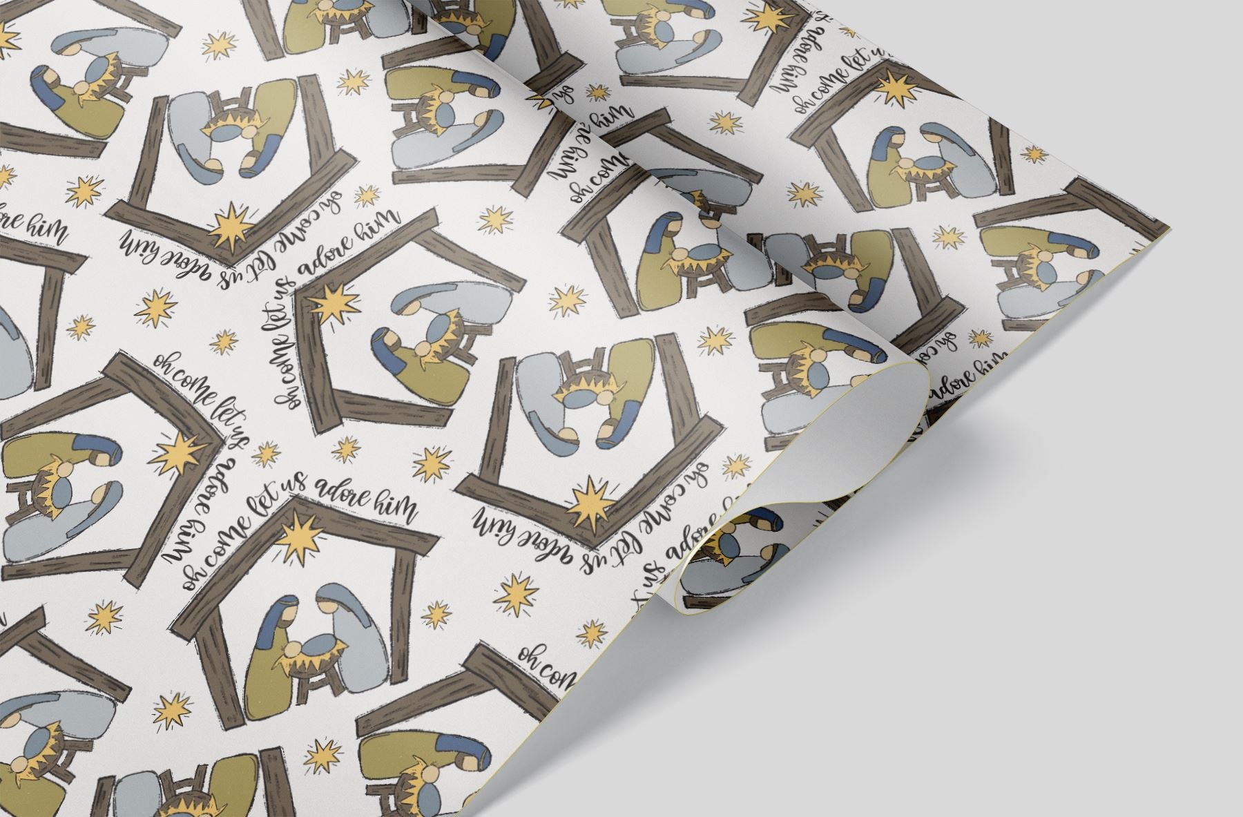 The Nativity Wrapping Paper Alexander&#39;s 