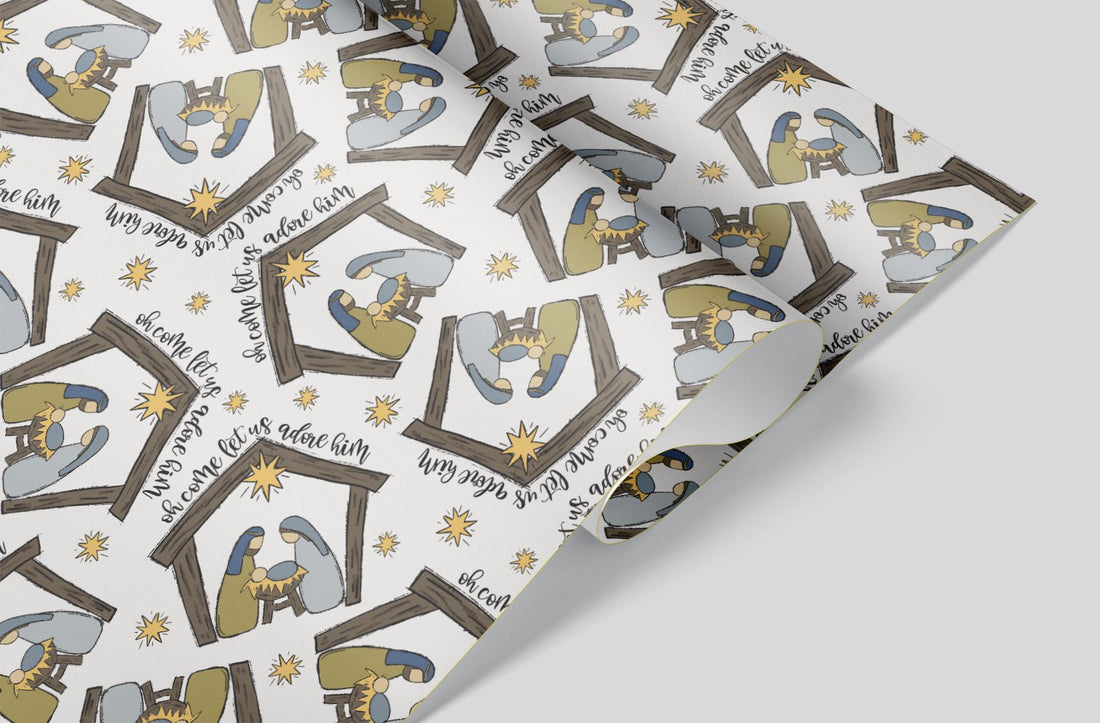 The Nativity Wrapping Paper Alexander's 