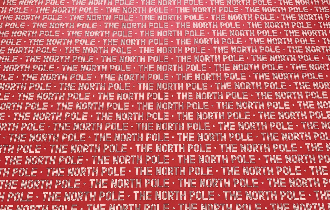 The North Pole Wrapping Paper Sheets - Viola Grace