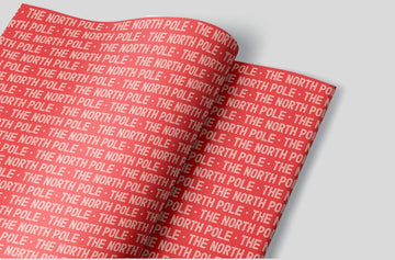 The North Pole Wrapping Paper Alexander's 