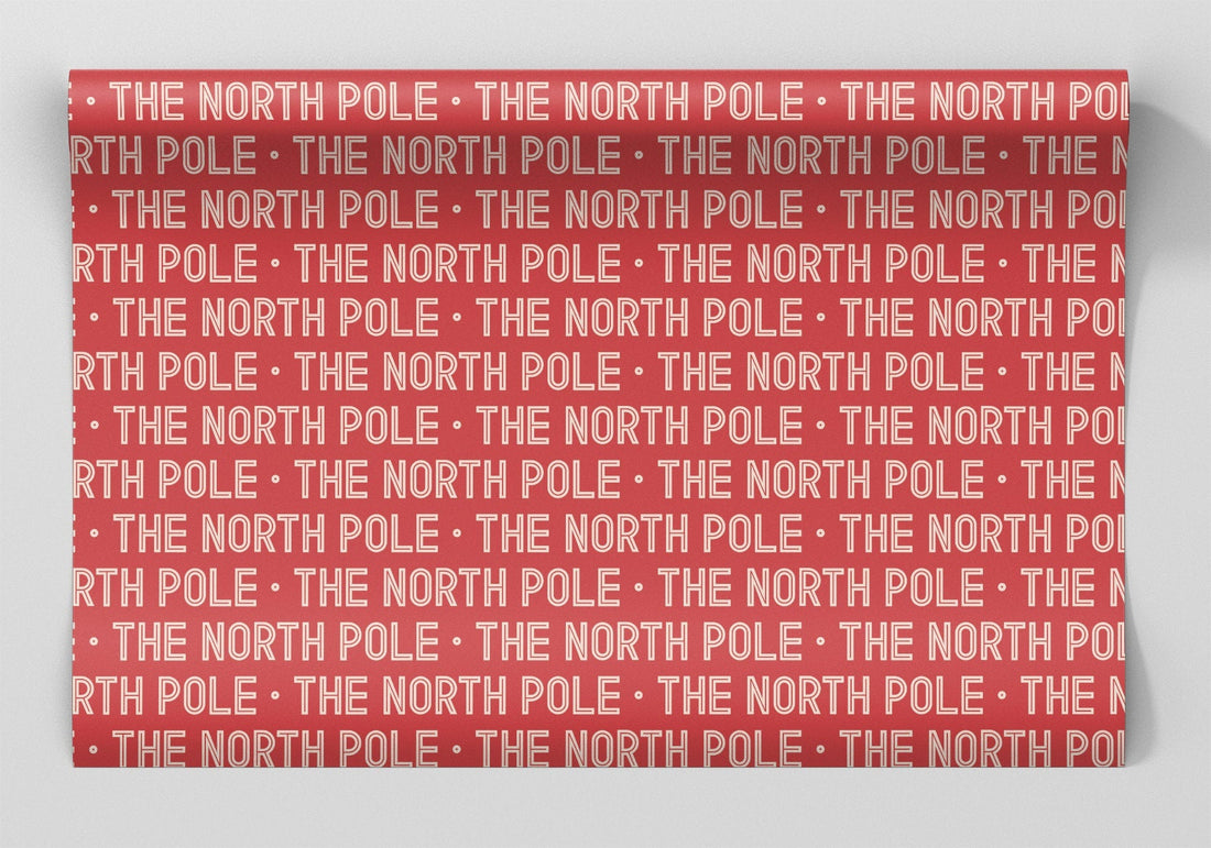 The North Pole Wrapping Paper Alexander's 
