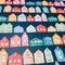 Watercolor Painted Houses Wrapping Paper Alexander's 