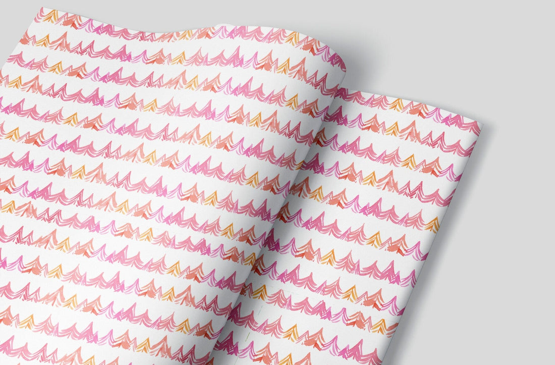 Watercolor Painted Trees Wrapping Paper Alexander's 