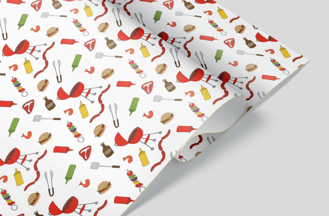 We Love Grilling Wrapping Paper Alexander's 